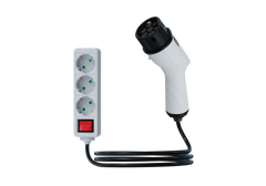 Adattatore Vehicle to Load (V2L) per MG e BYD, adattatore di scarico per veicoli elettrici 16A Tipo 2 a presa Schuko con cavo di 5 metri