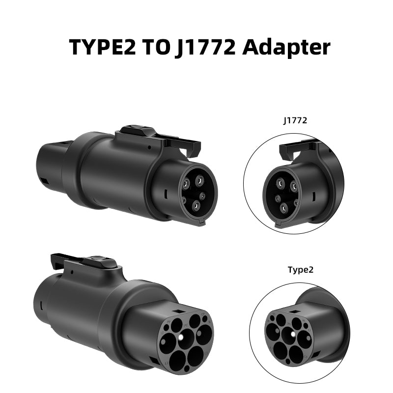 Tipo 2A J1772 Adattatore Caricatore EV 16A / 32A Connettore di Ricarica per Veicoli Elettrici